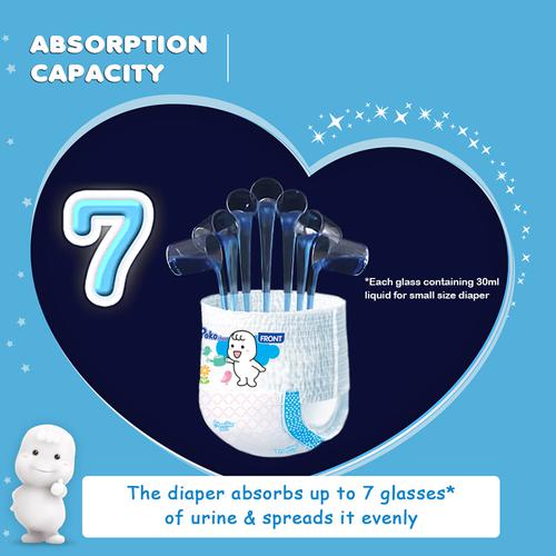 Mamypoko Extra Absorb Diaper Pants - L, 9-14 kg, Crisscross Absorbent Sheet, Upto 12 Hours Absorption, 56 pcs (Pack of 2) 