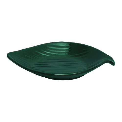 Superware Melamine Leaf Snack Set - Emerald, 4 pcs  