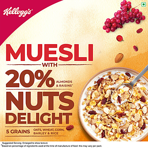 Buy Kelloggs Muesli With 20 Nuts Delight Online at Best Price of Rs