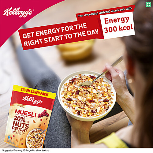 Buy Kelloggs Muesli With 20 Nuts Delight Online at Best Price of Rs