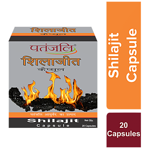 Patanjali Shilajit Capsule, 20 pcs