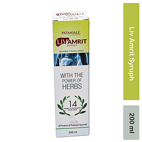 Patanjali Liv-Amrit Syrup, 200 ml  