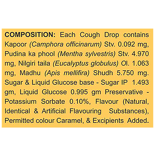 Buy Patanjali Divya Cough Drops Honey Online at Best Price of Rs 300