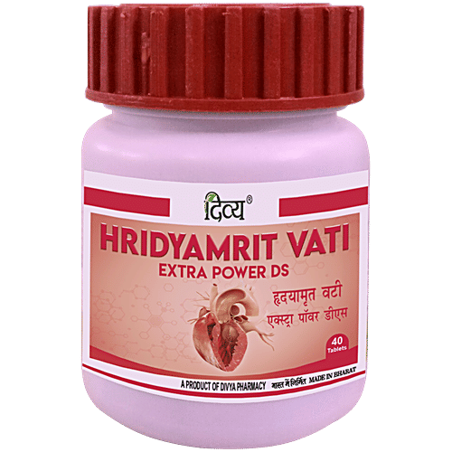 Patanjali Divya Hridyamrit Vati - Extra Power, 40 pcs