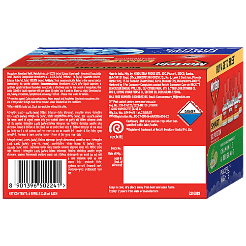 Mortein Liquid Vaporiser Refill, 35 ml (Buy 4 Get 2 Free) 