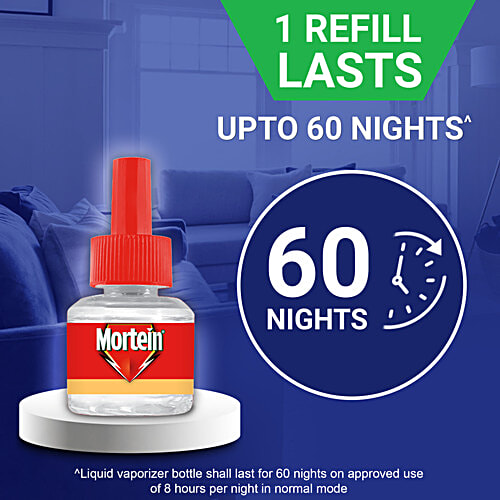 Mortein Liquid Vaporiser Refill, 35 ml (Buy 4 Get 2 Free) 