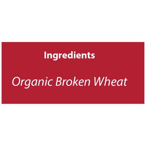 Swad Rajasthan Organic Broken Wheat, 500 g Pouch Zero Cholesterol