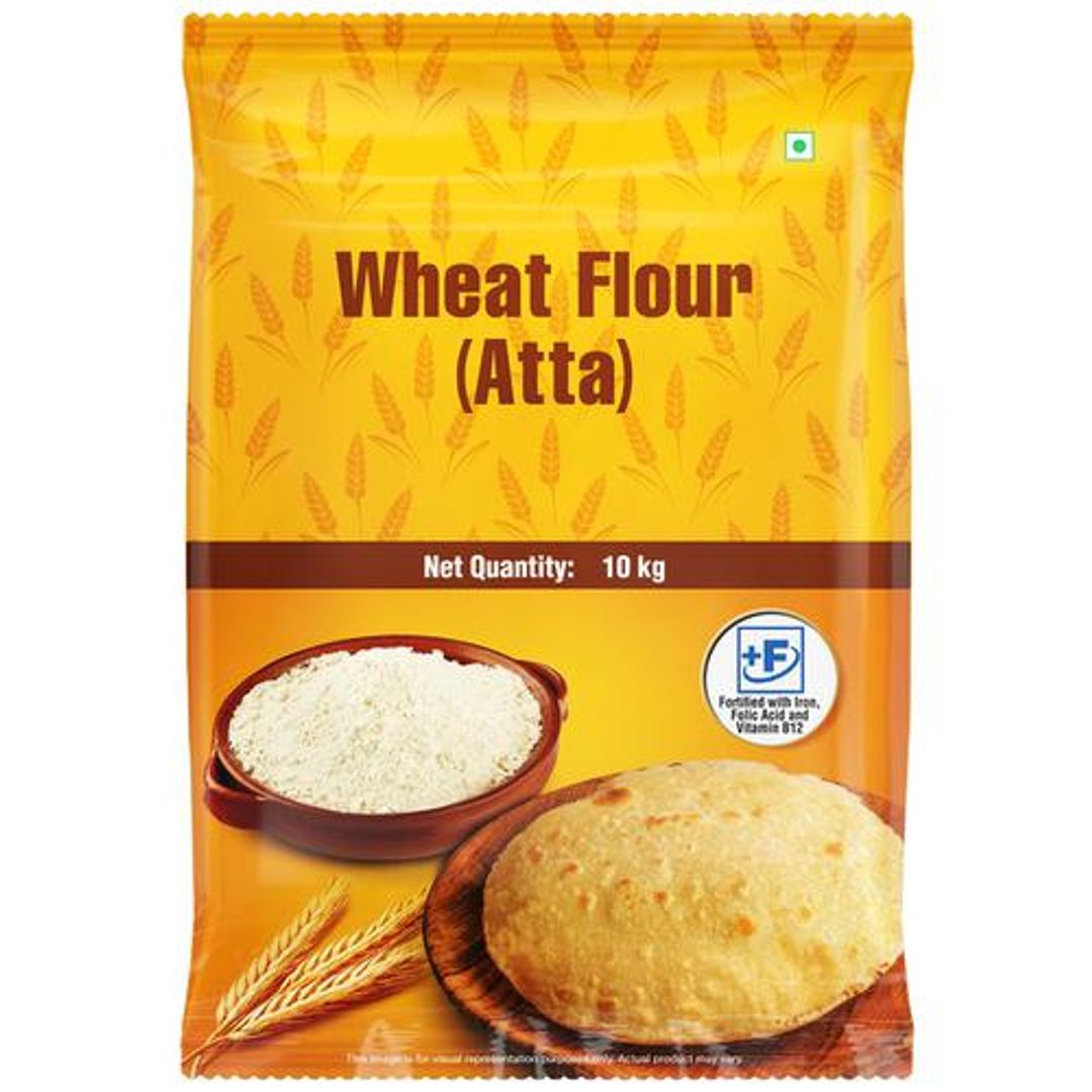 Super Saver Wheat Flour (Atta/Godihittu), 10 kg Pouch