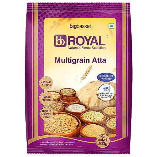 bb Royal Multigrain Atta/Gavhache Peeth, 500 g Pouch 