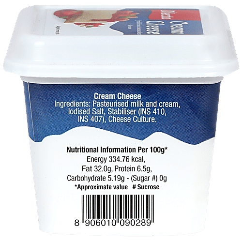 D'lecta Cream Cheese, 150 g Tub For Delicious Cheesecake