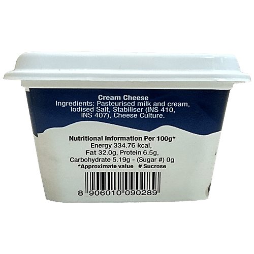 D'lecta Cream Cheese, 150 g Tub For Delicious Cheesecake