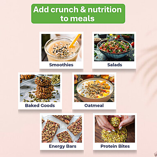 True Elements 5-In-1 Super Seeds Mix - Rich In Protein & Fibre, 250 g High Protein, Rich Source of Omega 3 Fatty Acids