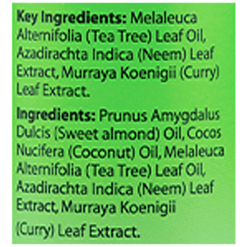 Azafran Tea Tree Anti Dandfruff Hair Oil, 100 ml