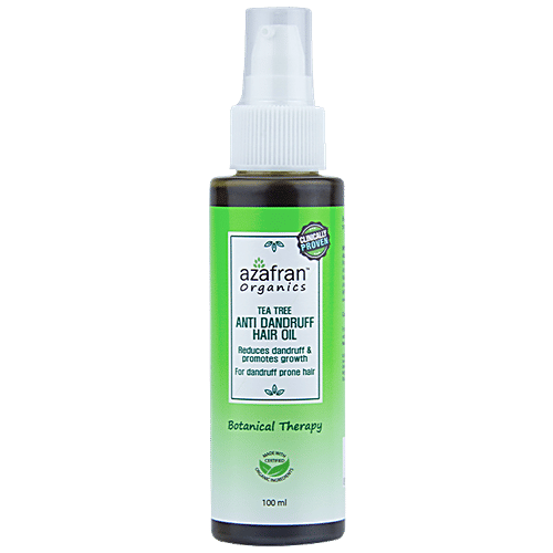 Azafran Tea Tree Anti Dandfruff Hair Oil, 100 ml
