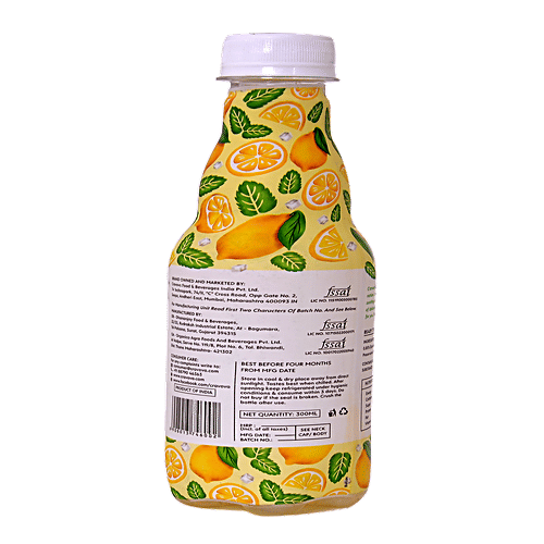 Cravova Sparkling Mocktail Drink - Classic Mojito, Contains Real Lemon Juice & Vitamin C, 300 ml  Non-Alcoholic & No Fat