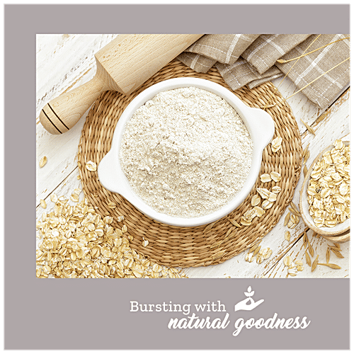 Jiwa Oats Flour - Natural & Gluten Free, 900 g Pouch Rich In Protein & Fiber