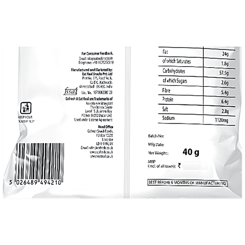 Buy Eat Real Hummus Chips Tomato & Basil Flavour Online at Best Price of Rs 60 bigbasket