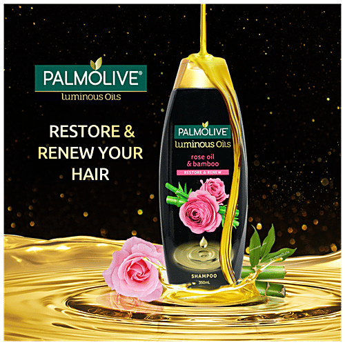 Buy Palmolive Luminous Oils Hair Shampoo Rose Oil Bamboo Restore Renew Online At Best Price Of Rs 139 Bigbasket