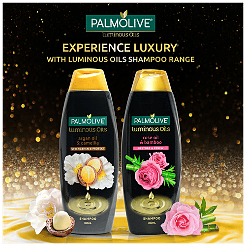 Buy Palmolive Luminous Oils Hair Shampoo Rose Oil Bamboo Restore Renew Online At Best Price Of Rs 139 Bigbasket