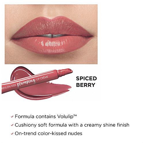Revlon Kiss Plumping Lip Creme - Spiced Berry, 7 ml  