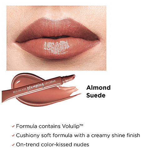 Revlon Kiss Plumping Lip Creme - Almond Suede, 7 ml  