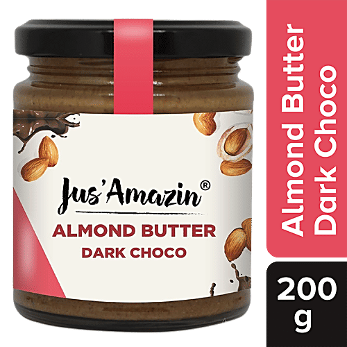 Jus Amazin Almond Butter - Dark Chocolate, 200 g  