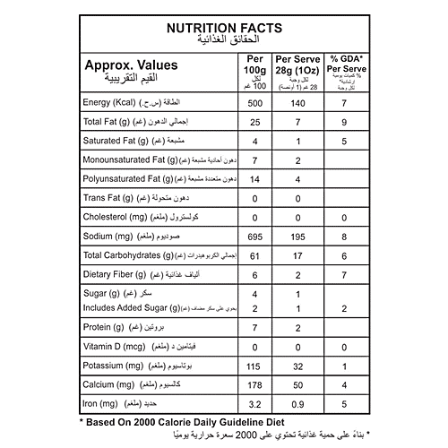 Makino Nacho Chips - Cheese With Herbs, Without Onion & Garlic, No Trans Fat & Cholesterol, 60 g Pouch Zero Cholesterol, Zero Trans Fat