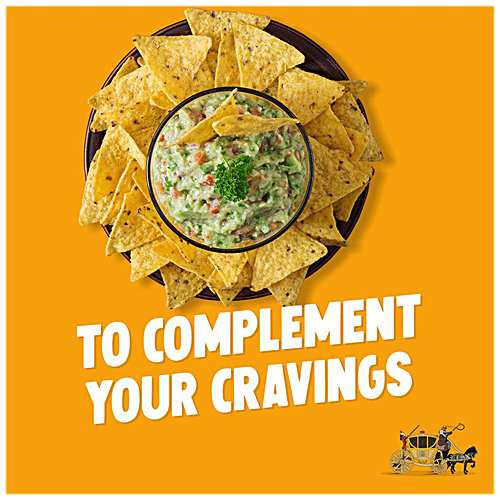 Makino Nacho Chips - Jalapeno, Without Onion & Garlic, No Trans Fat & Cholesterol, 60 g Pouch Zero Cholesterol, Zero Trans Fat