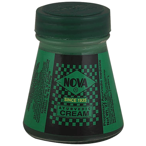 Nova Ayurvedic Cream - Herbs, Roots, Flowers & Balsams, Repairing, Healing & Invigorating, 27 g  Repairing, Healing & Invigorating