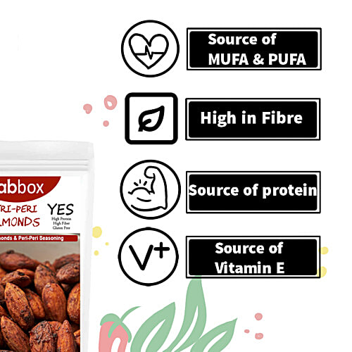 Fabbox Peri-Peri Almonds, 70 g Pouch