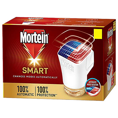 Mortein Smart - Liquid Vaporizer Machine, 1 pc (With 45ml Refill) 