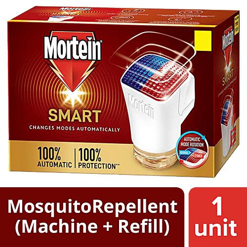 Mortein Smart - Liquid Vaporizer Machine, 1 pc (With 45ml Refill) 