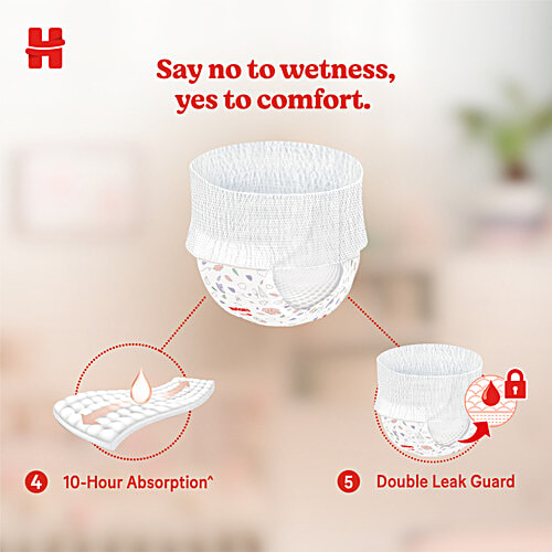Huggies Complete Comfort Dry Pants Medium (M) Size Baby Diaper Pants,with 5 in 1 Comfort, 26 pcs
