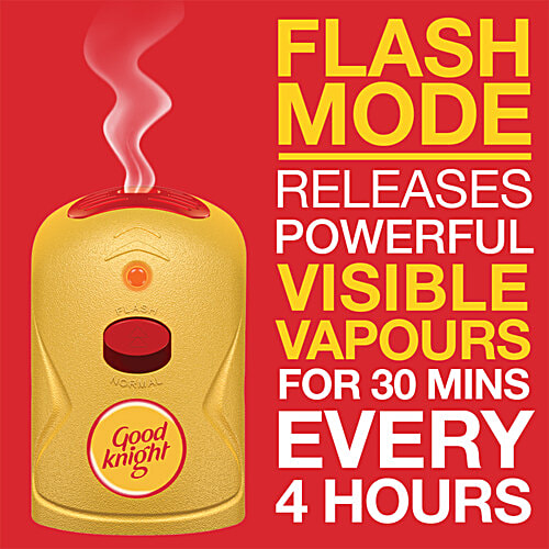 Good knight Gold Flash - Mosquito Repellent Combo Machine & Refill, 72 g (Machine + 2 Refills) 