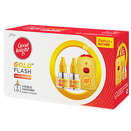 Buy Good knight Gold Flash Liquid Vapouriser Mosquito Repellent Combo