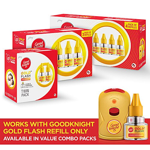 Buy Good knight Gold Flash Liquid Vapourizer, Mosquito Repellent Online