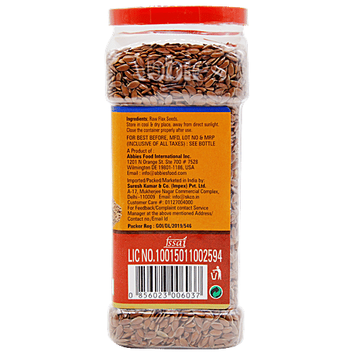 Abbies Raw Flax Seeds, 200 g  