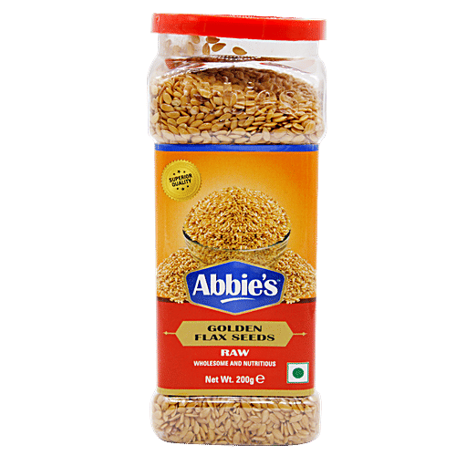 Abbies Raw Golden Flax Seeds, 200 g  