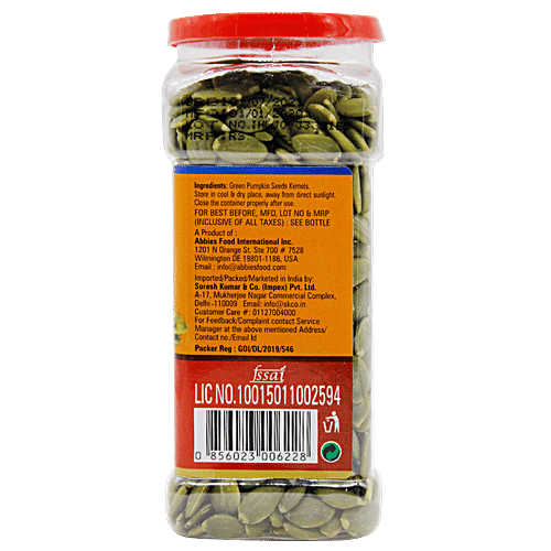 Abbies Raw Pumpkin Seeds, 180 g  