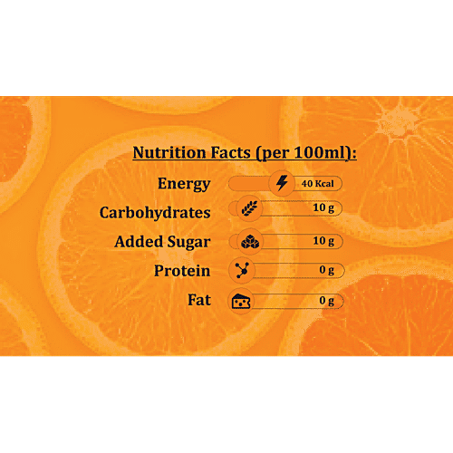 Nature Day Sparkling Fruit Drink - Orange, 1.5 L  