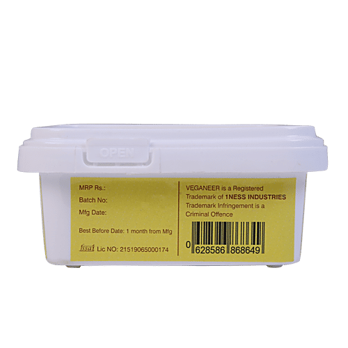 1 Ness Plant Based Cottage Cheese Alternative Veganeer, 200 g  Zero Cholesterol