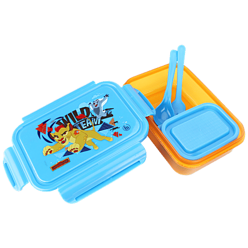 Hm International Disney Lion Guard BPA free Lunch Box/Tiffin Box - HMLILB 24214-LK, 1 pc  Dishwasher & Microwave Safe