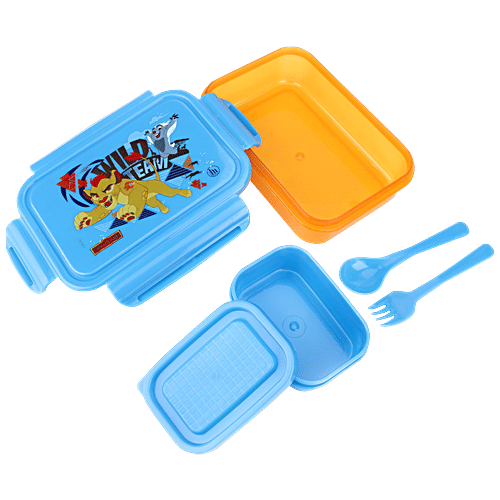 Hm International Disney Lion Guard BPA free Lunch Box/Tiffin Box - HMLILB 24214-LK, 1 pc  Dishwasher & Microwave Safe