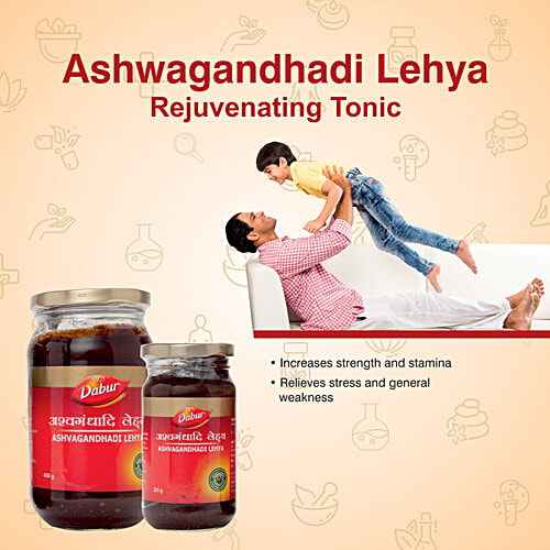 Dabur Ashwagandhadi Lehya, 400 g  