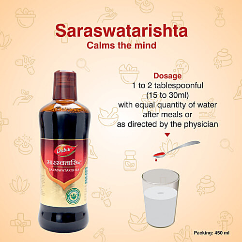 Dabur Saraswatarishta, 450 ml  