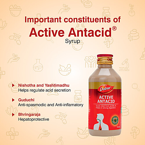 Dabur Active Antacid, 170 ml  