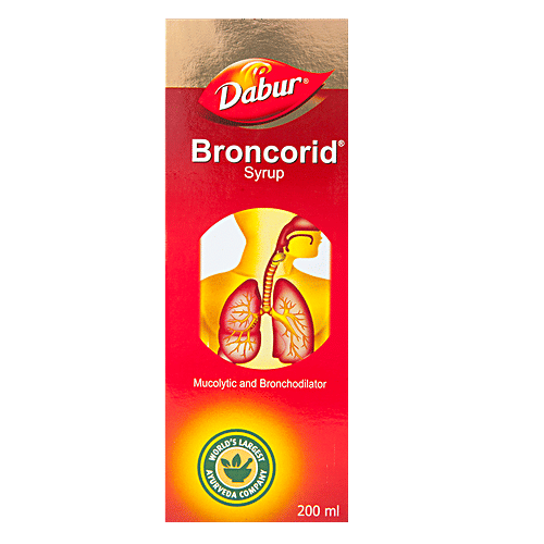 Dabur Broncorid Syrup, 200 ml  