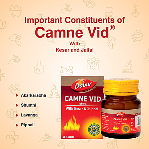 Dabur Camne Vid, 25 Tablets  