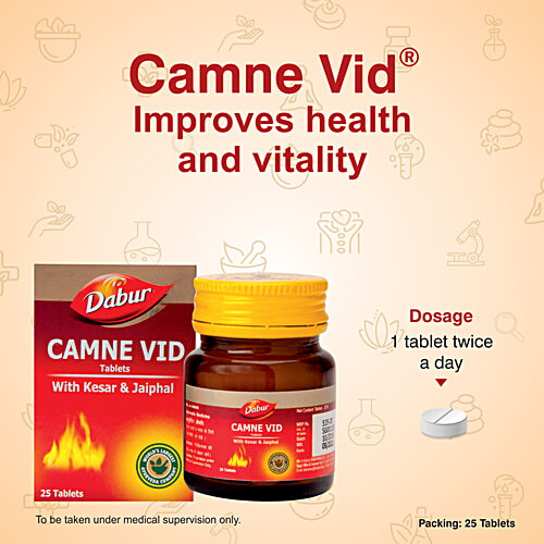 Dabur Camne Vid, 25 Tablets  