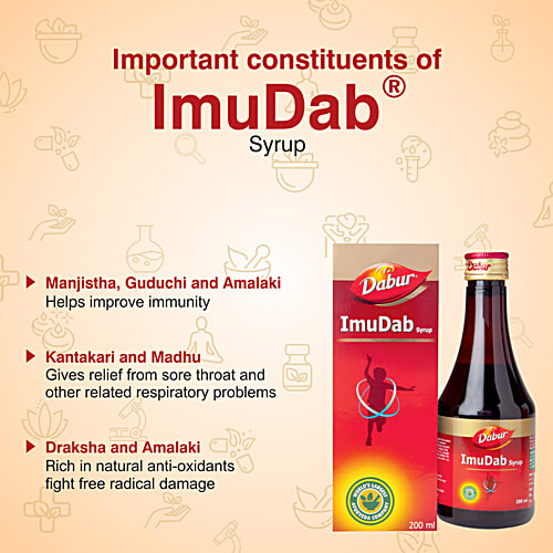 Dabur ImuDab Syrup, 200 ml  